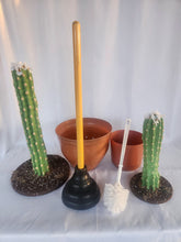 Load image into Gallery viewer, Saguaro Cactus set conceal bathroom toilet cleaning tools hide in plants Saguaro National Park lovers
