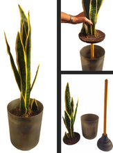 Load image into Gallery viewer, Potty Plants Toilet Snake Plant Plunger Decorative Cover Hides Bathroom Cleaning Tools
